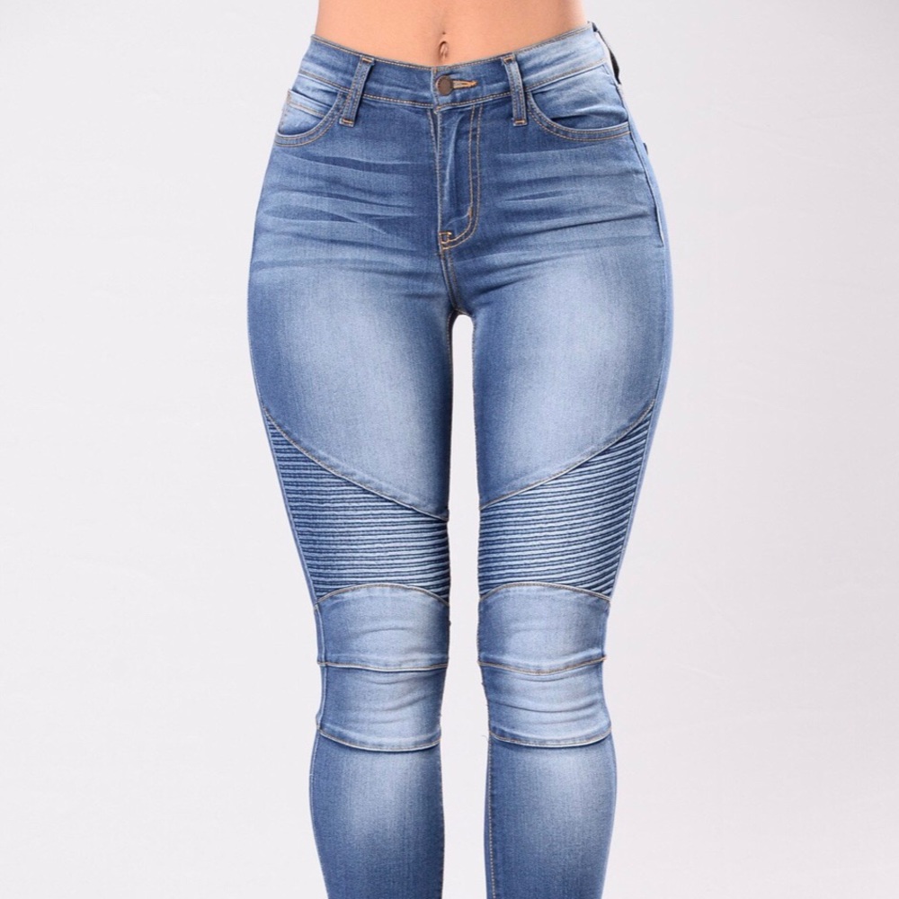 Fashion Nova Moto Jeans